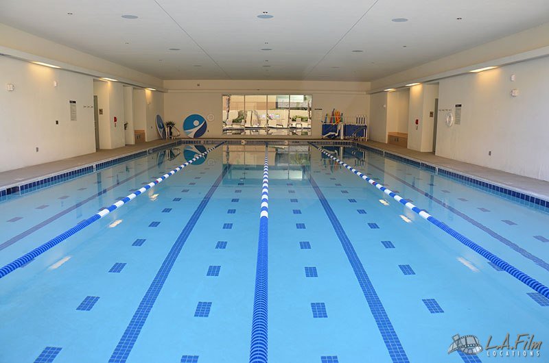 HM Indoor Fitness Club Lap Pool LA Film Locations